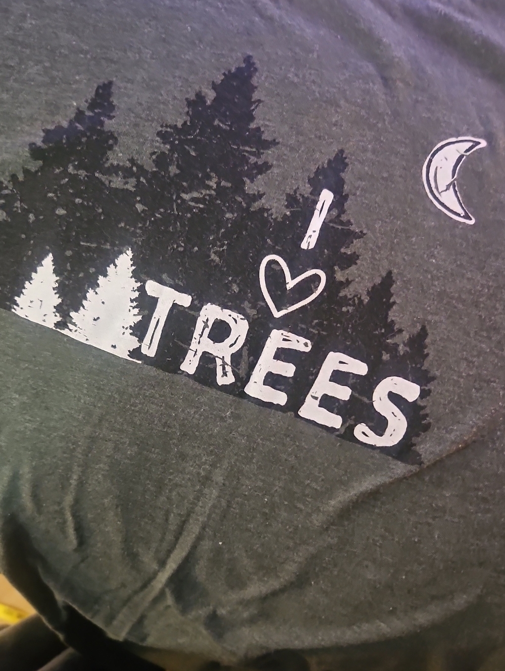 I love trees camping t shirt